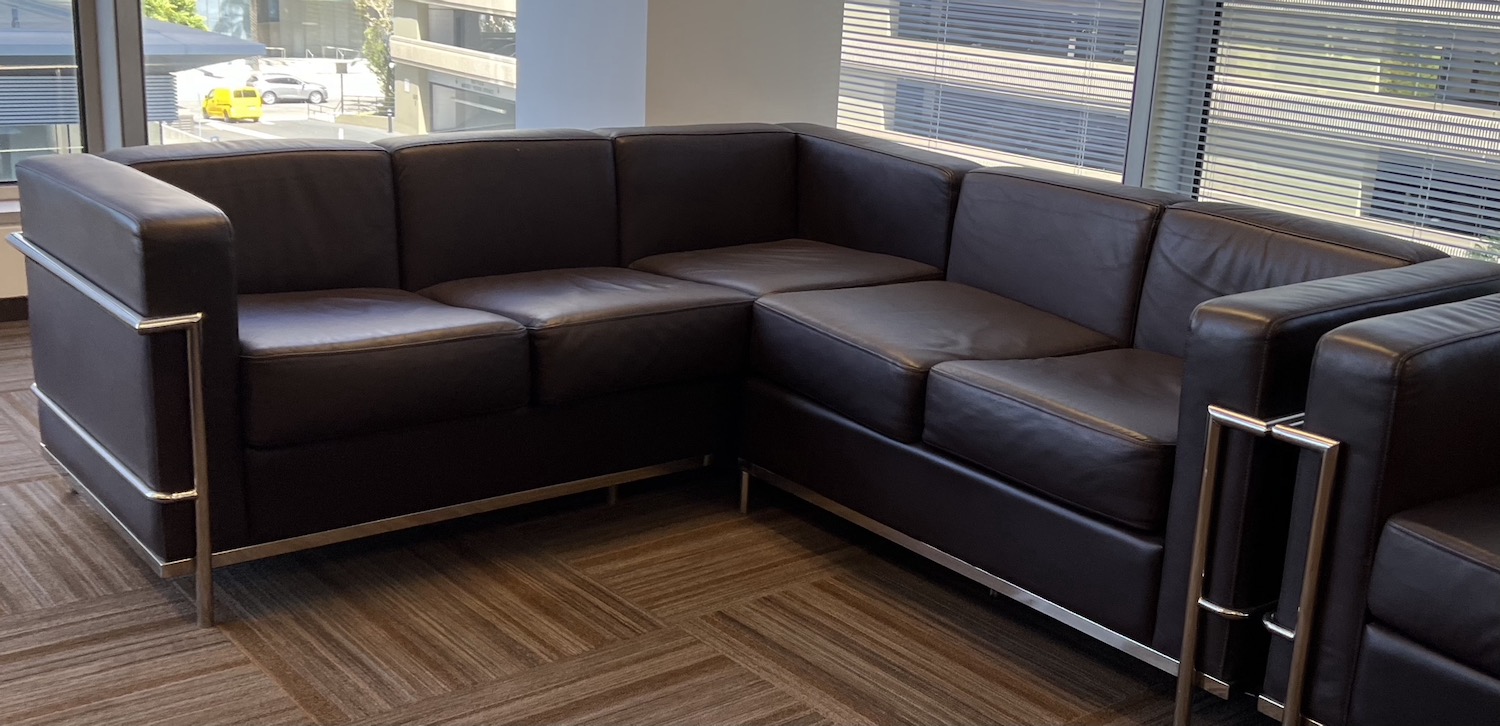 Hotel Surplus Le Corbusier Leather Sofas & Sectionals