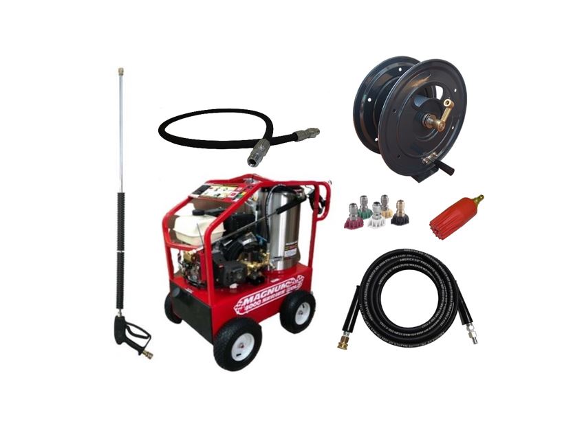 Power Washer Magnum Deluxe Package Hot Power Washers
