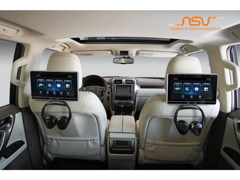 Rear Seat Entertainment 10.1" HD / Wifi / Mirror Link HotTracks