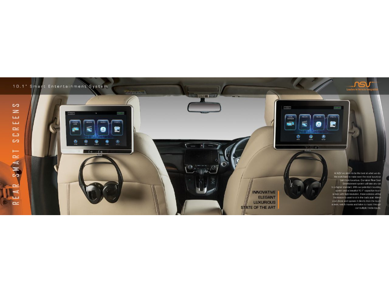 Rear Seat Entertainment 10.1" HD / Wifi / Mirror Link HotTracks