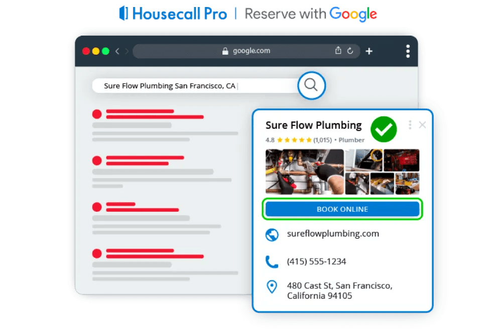 Online Booking Software Housecall Pro