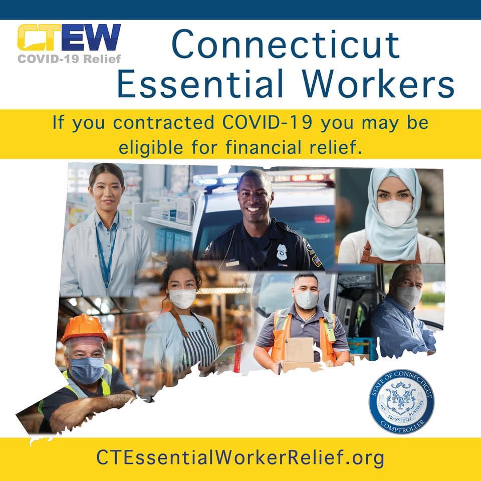 Relief Program Now Available For CT Essential Workers Impacted By COVID19 Connecticut House