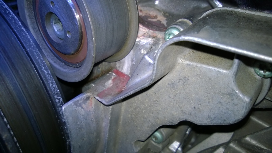 11 month old water pump leaking out of shaft?