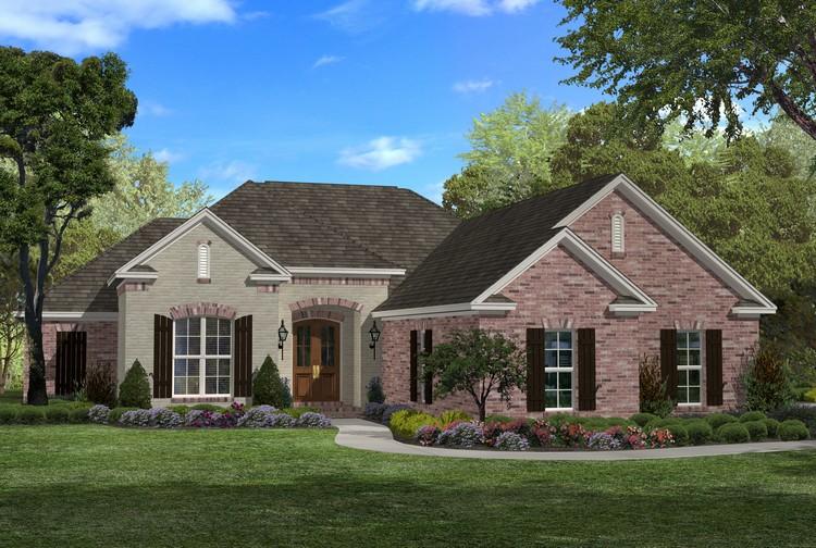 French Country Plan 1,800 Square Feet, 3 Bedrooms, 2.5 Bathrooms 041