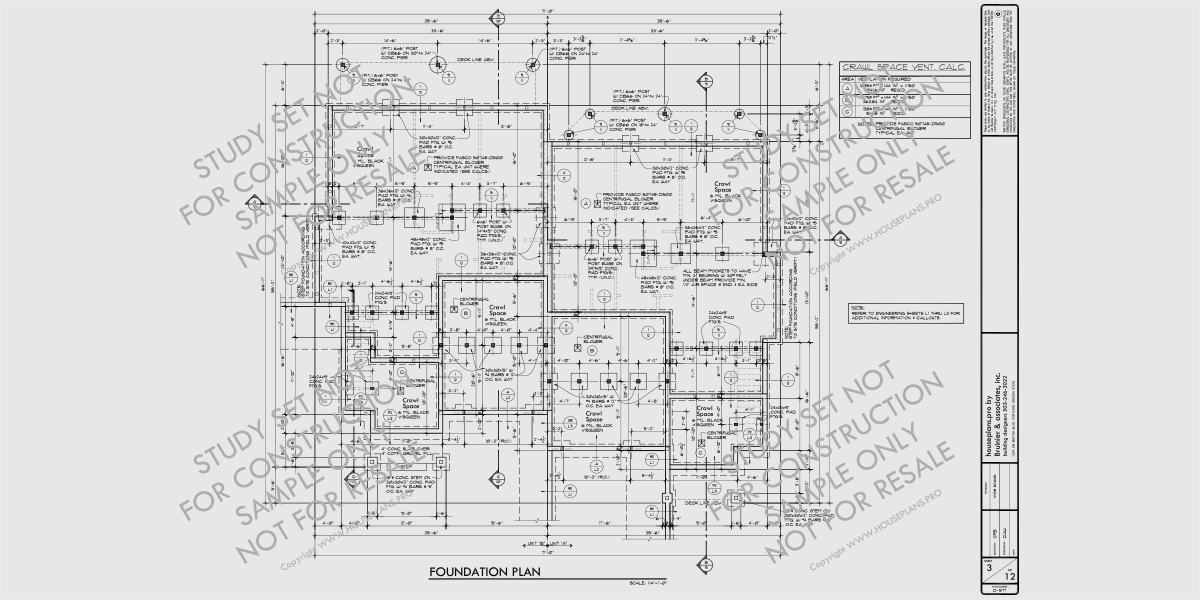 Free Sample House Plans Construction Documents
