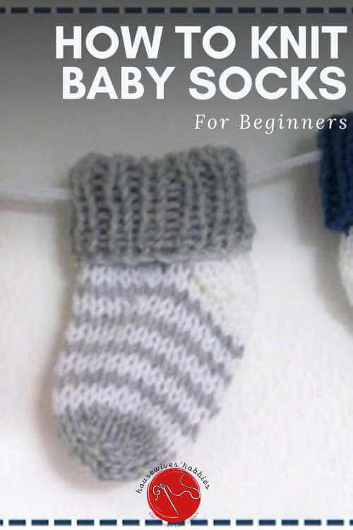 Simple Striped Baby Socks Free Knitting Pattern HousewivesHobbies