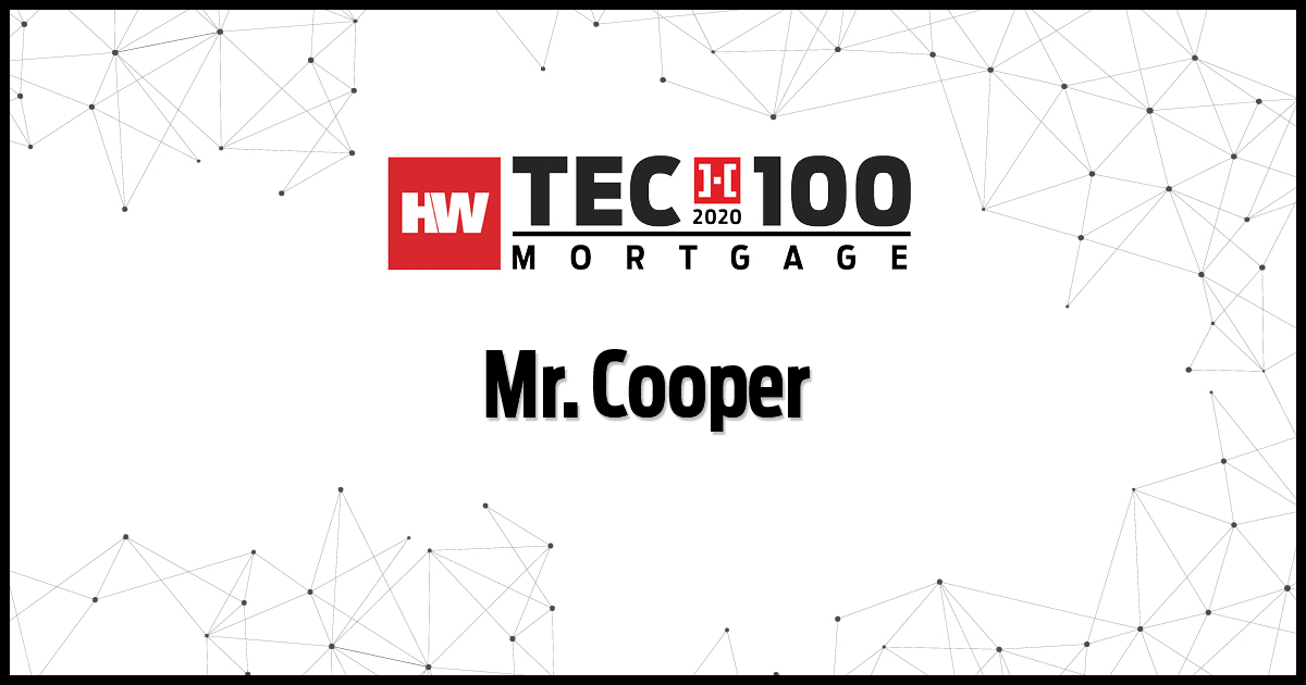 2020 HW Tech100 Mortgage winner Mr. Cooper HousingWire