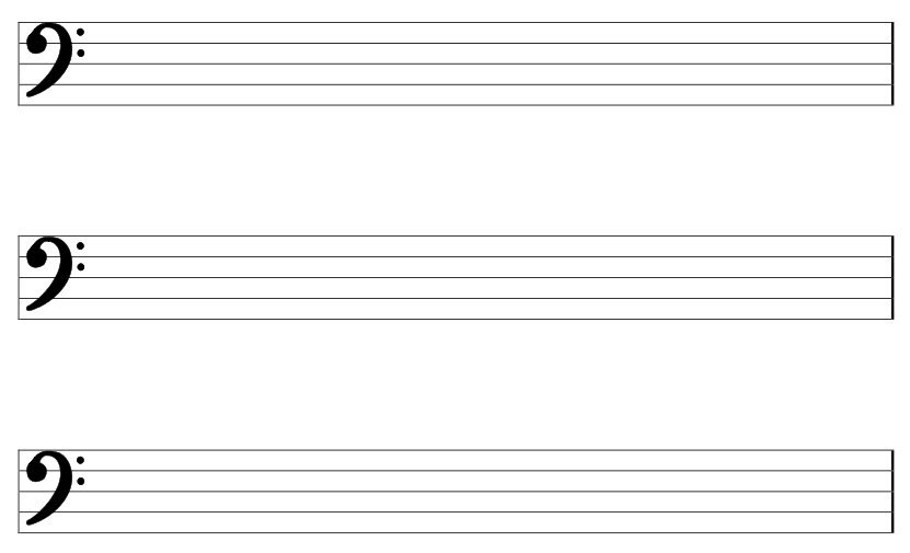 Bass Clef Worksheets Pdf