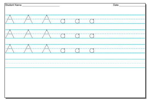Learn To Write Paper | Free Worksheets Samples