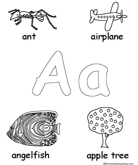 Letter Aa Worksheets For Kindergarten