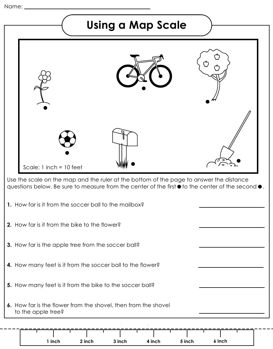 Worksheet Using Map Key Free Worksheets Samples