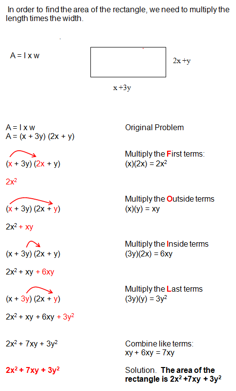 Multiplying Binomials Foil Practice Worksheets Answers