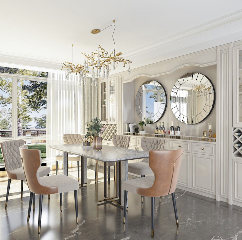 33+ Dining Room Mirror Ideas That Totally Reflect Your Style Houszed