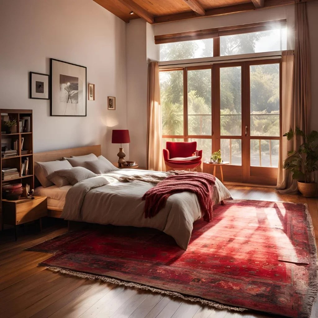 Stunning Red Rug Bedroom Ideas for a Bold Statement