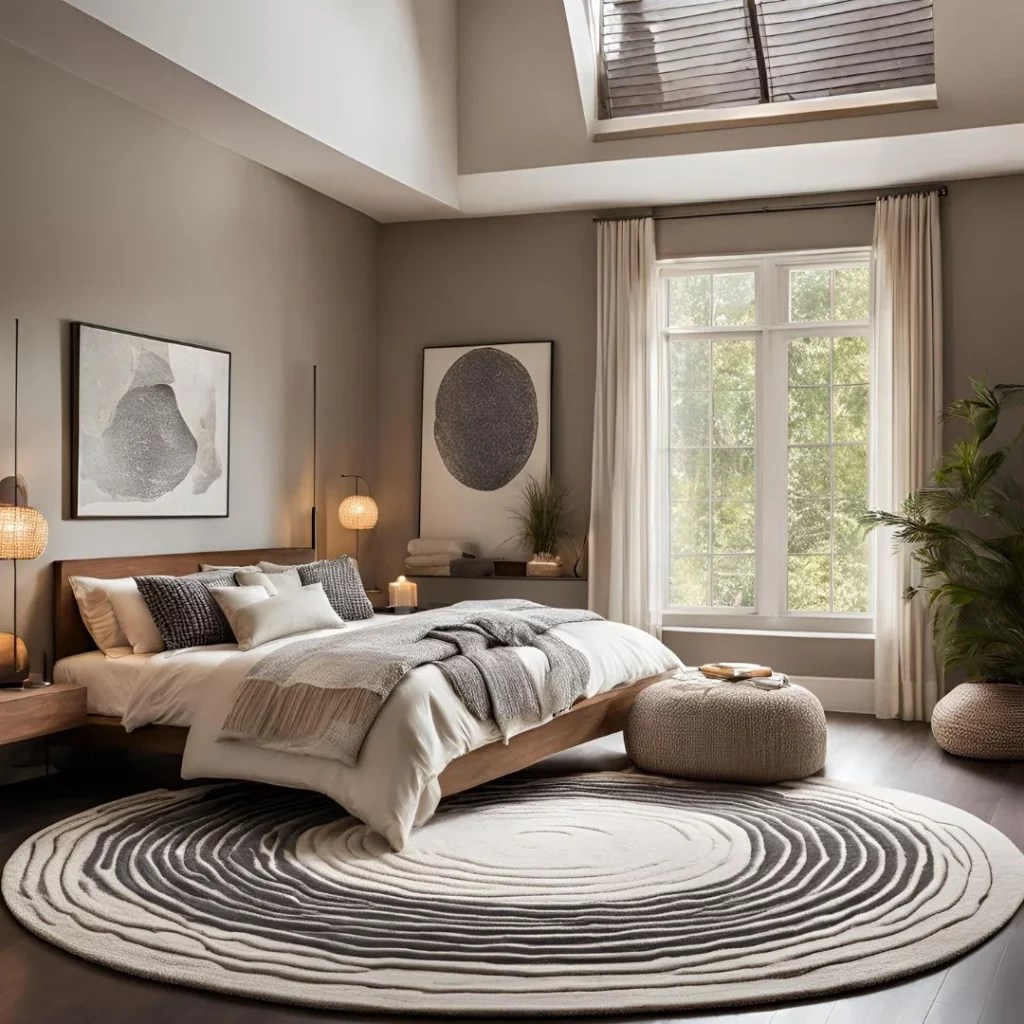 Stylish Round Rug Ideas for a Cozy Bedroom Makeover