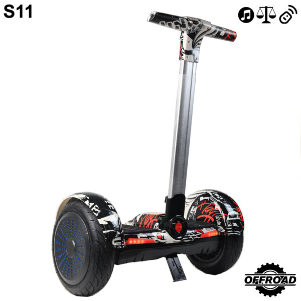 MiniSegway Hoverboard with Handle (10 Inch Wheels)