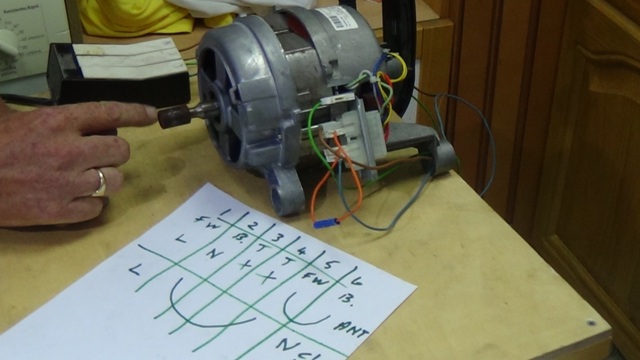 How to test a washing machine motor