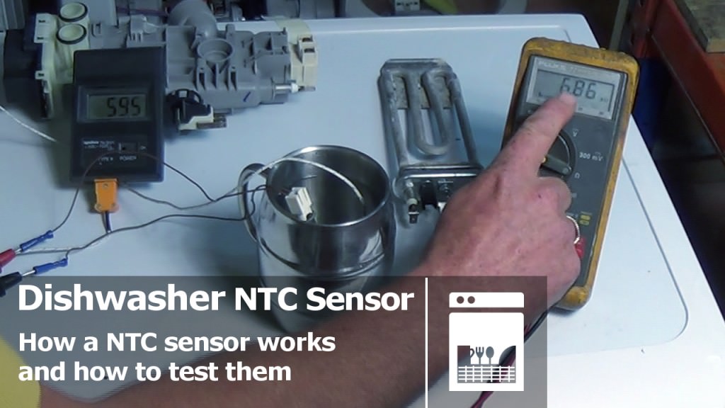 How to Repair How a Dishwasher NTC thermistor Sensor works & how to