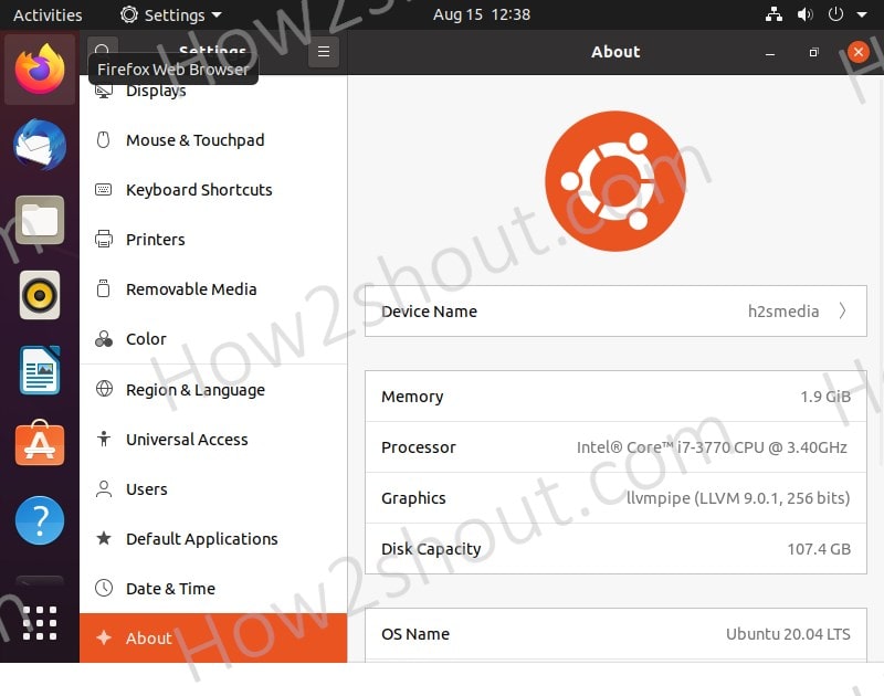 How to change Ubuntu Linux name Graphically Linux Shout