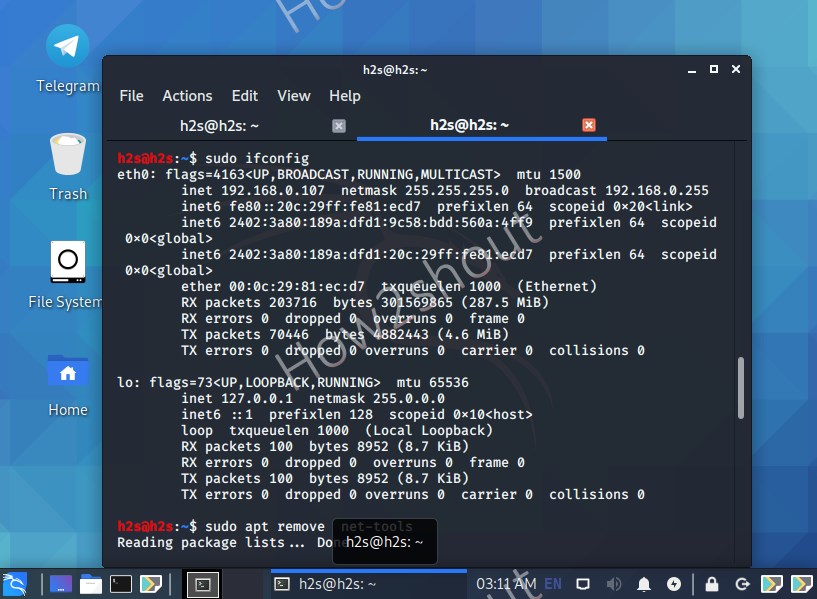 How to install ifconfig on kali Linux to check IP address Linux Shout