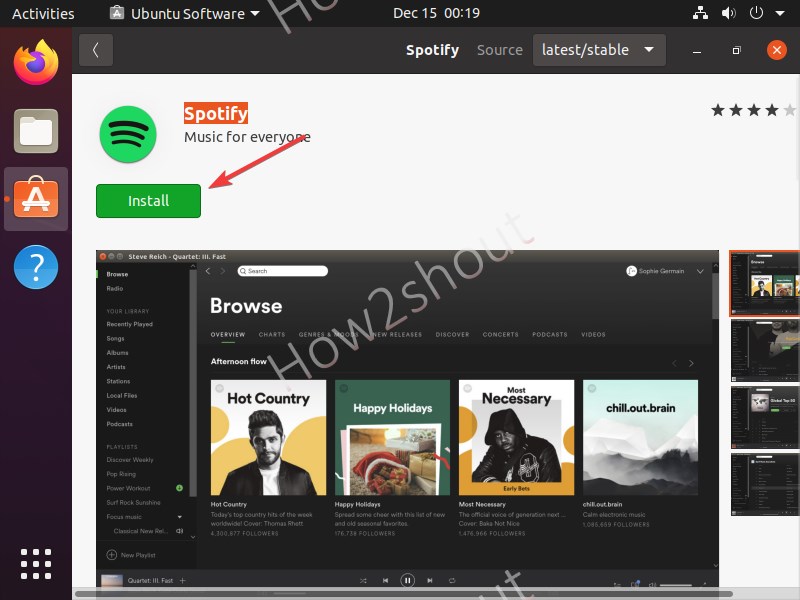 How to install Spotify on Ubuntu 20.04 LTS Linux Shout