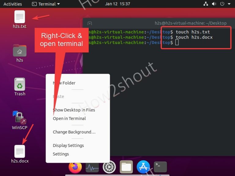 How to Create a file in Ubuntu Linux using command & GUI Linux Shout