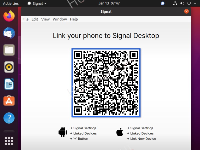 How to install Signal Messenger app on Ubuntu 20.4 LTS Linux