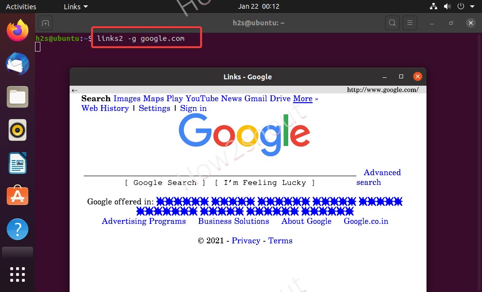 How to browse Google search on Linux command terminal Linux Shout