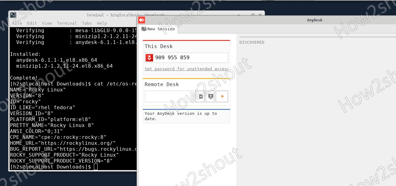How to install Anydesk on Rocky Linux 8 Linux Shout