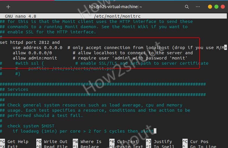 Install M / Monit monitoring system on Ubuntu 20.04 Linux Shout