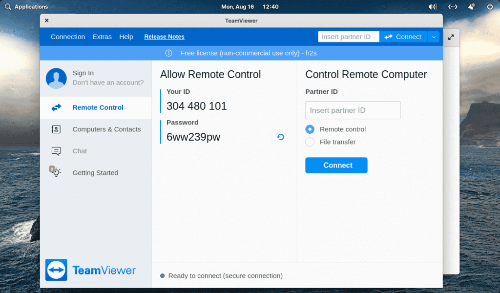 How to install Teamviewer on Elementary OS 6 Odin Linux