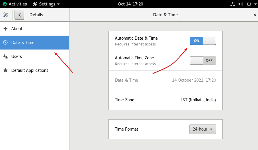 How to Set Date and Time on Rocky Linux 8 Desktop and Server