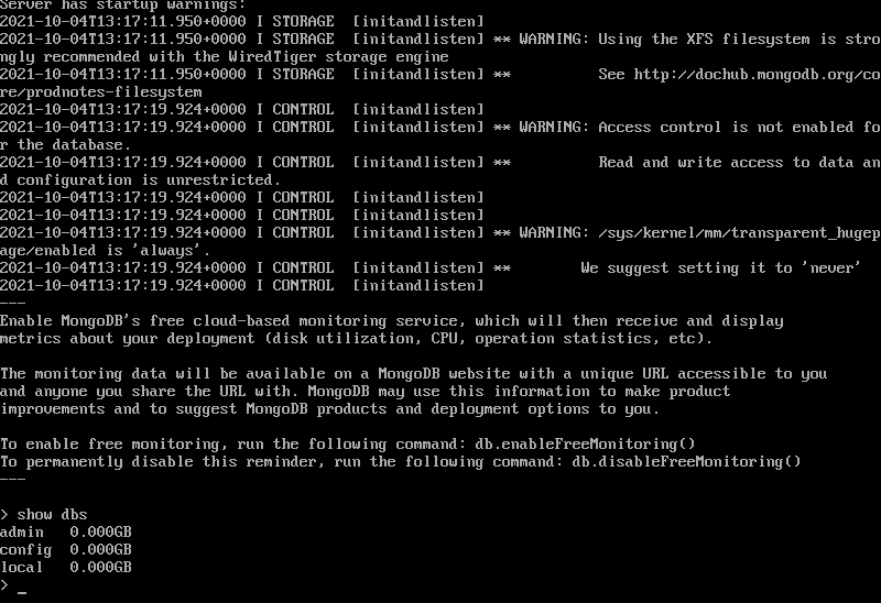 How to install MongoDB Server on Alpine Linux Linux Shout