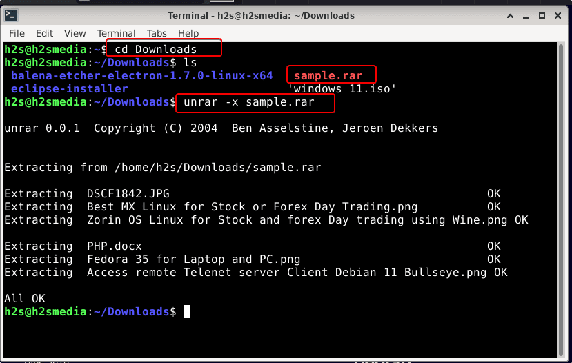 How to install Unrar Debian 11 Bullseye or 10 Buster Linux Linux Shout