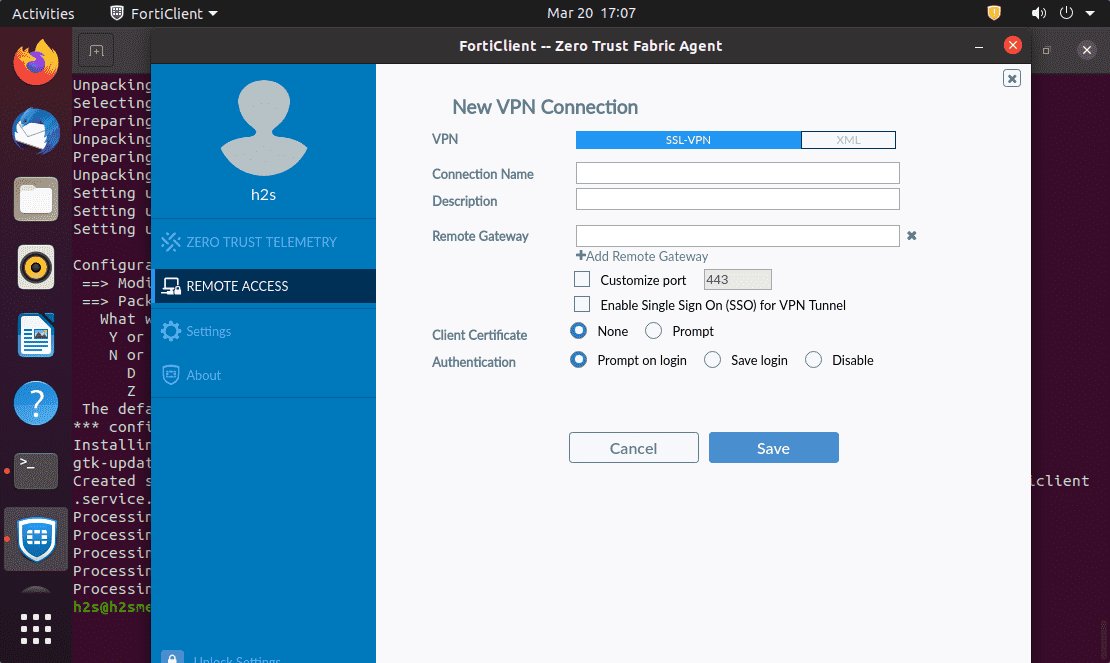 How to install FortiClient VPN on Ubuntu 20.04 LTS Linux Shout
