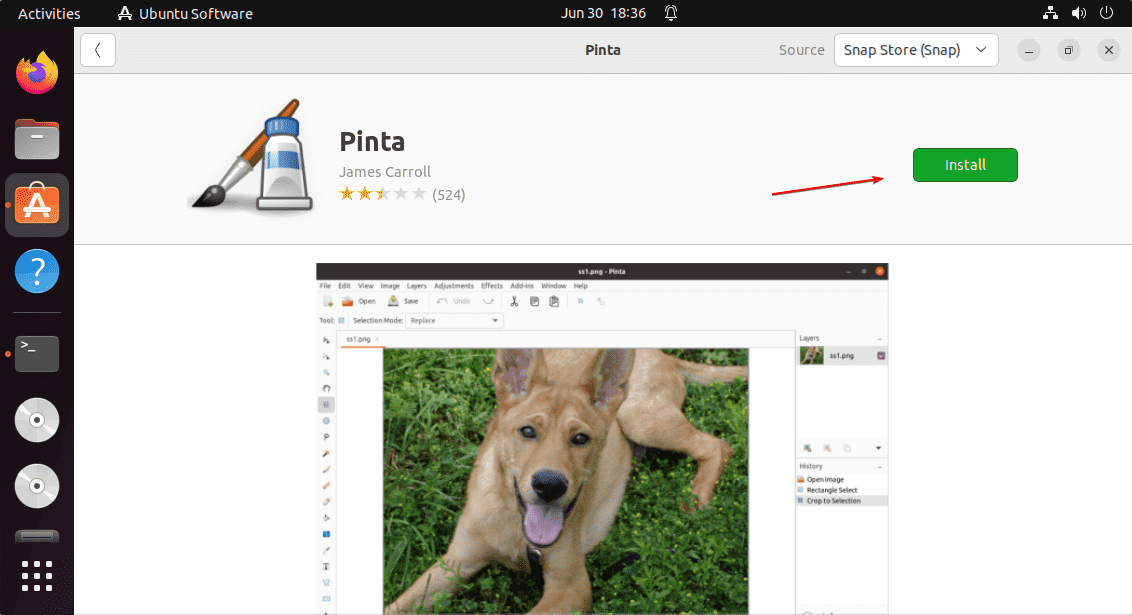 3 Ways to install Pinta image editing tool on Ubuntu 24.04 or 22.04 LTS