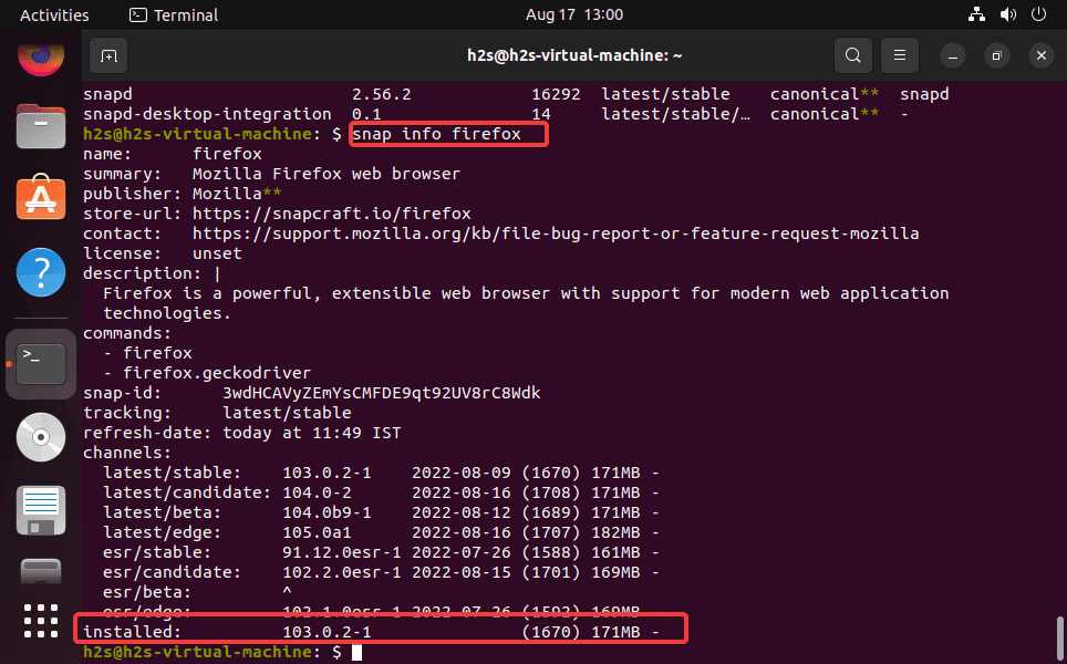 Command to List Installed Snap Packages Linux Shout
