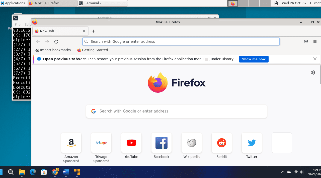 How to install FireFox browser in Alpine Linux Linux Shout