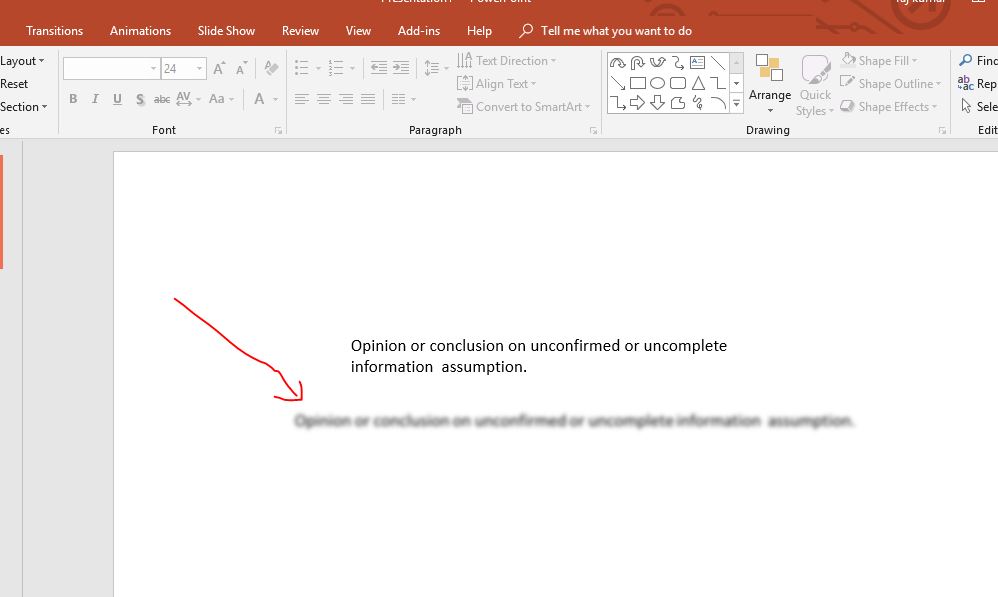 How to blur part of a picture or text in PowerPoint H2S Media