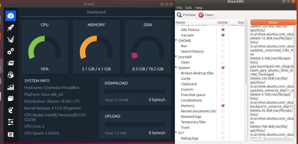Best Linux Ubuntu Cleaners software to clean system disk, apt...