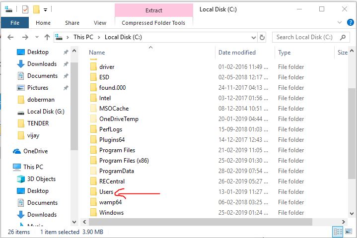 How to access Windows system files from Ubuntu subsystem Linux terminal