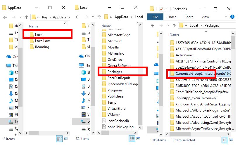 How to access Windows system files from Ubuntu subsystem Linux terminal