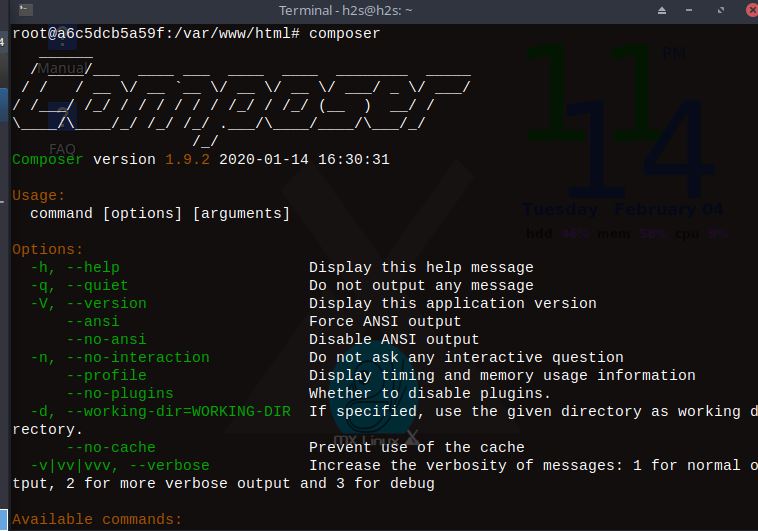 Commands to install PHP Composer on any Linux such as Ubuntu