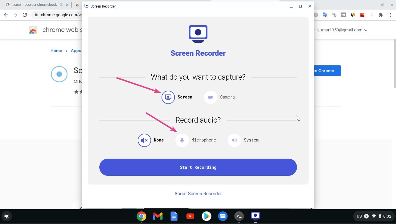 How to record screen on Chromebook with audio free of cost? - H2S Media