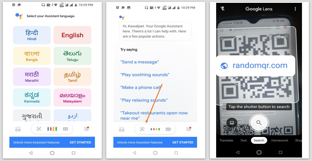 How to scan QR Codes on Android using Google Assistant H2S Media