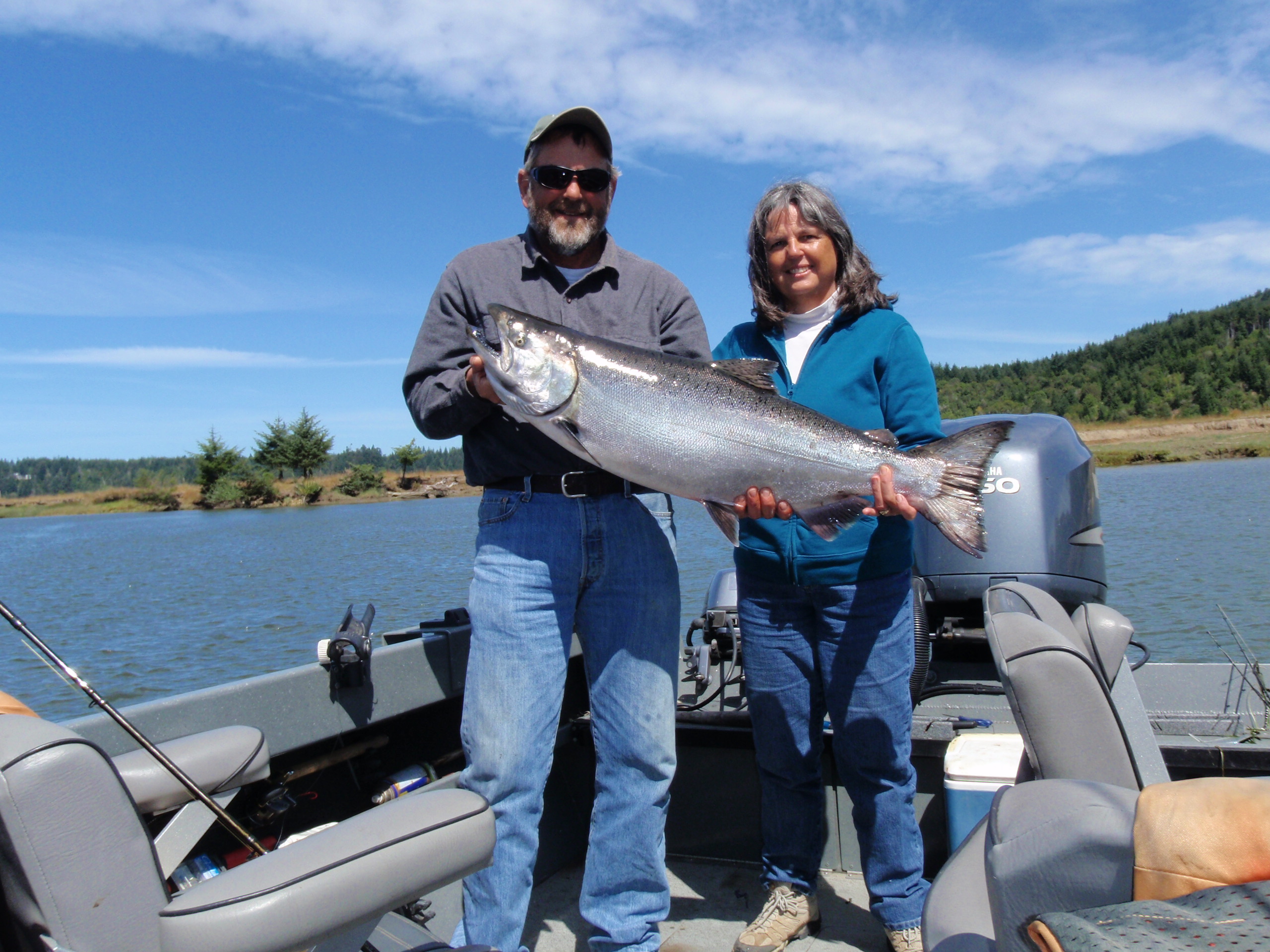 Rick Howard Guide Service Early fall salmon fishing on the Southern