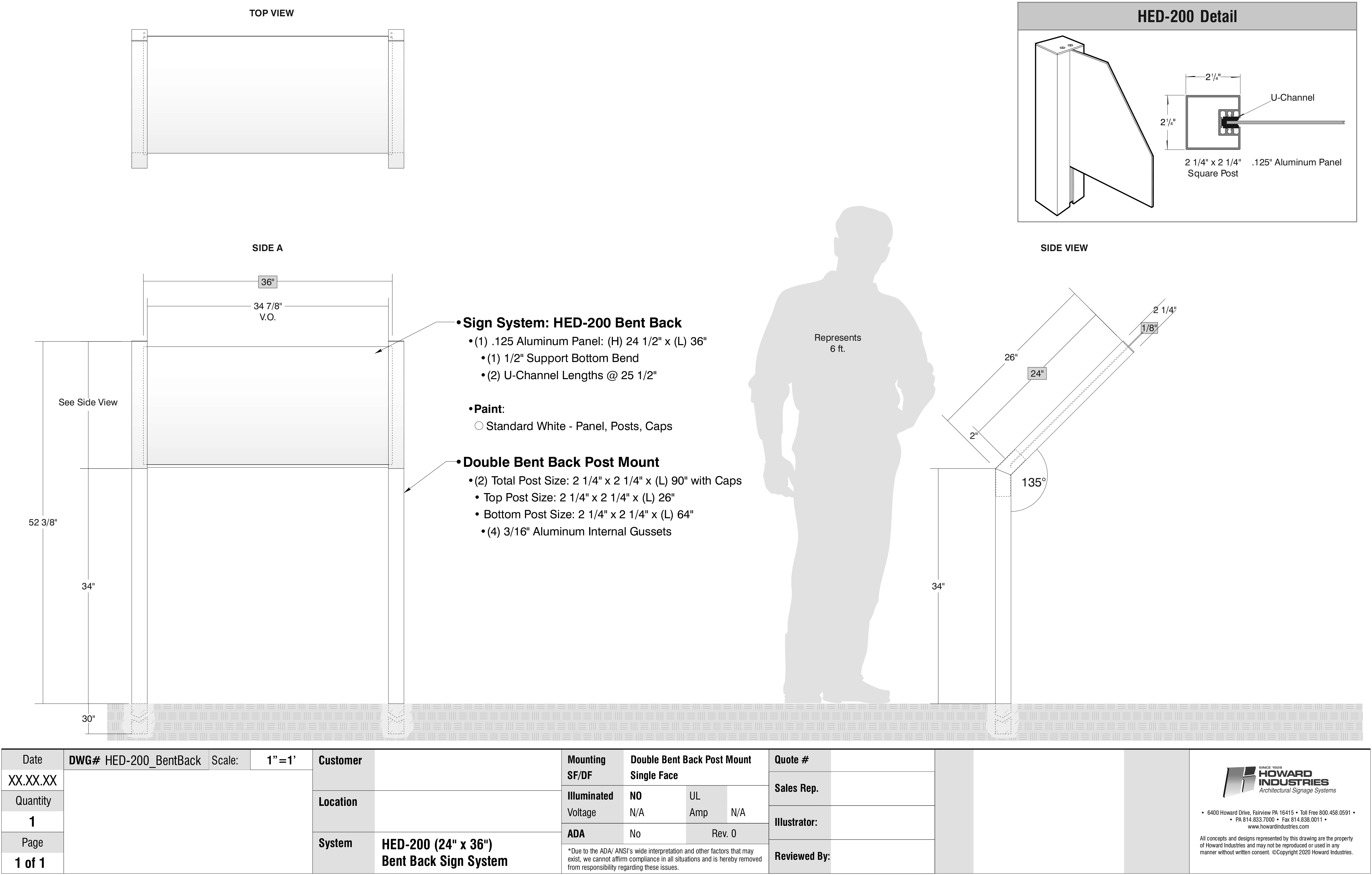 HED200 Sign System Howard Industries