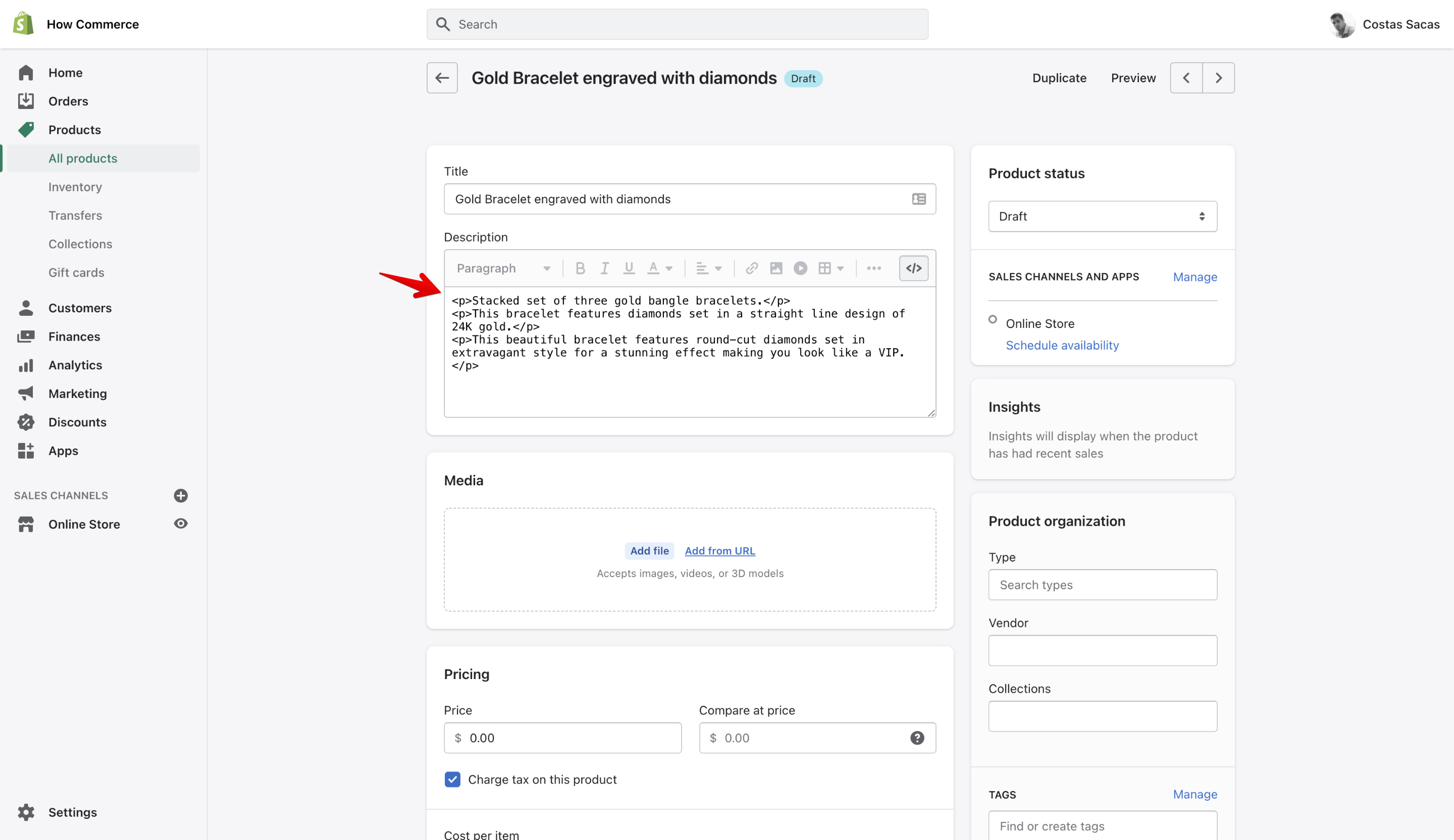 How to add products to Shopify? How Commerce