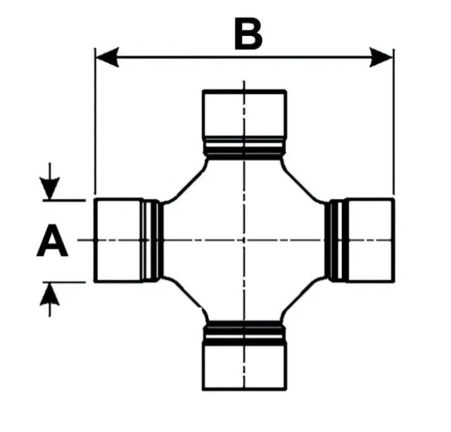 Cross Joint 12.00.00 (34x90) Howden Tools