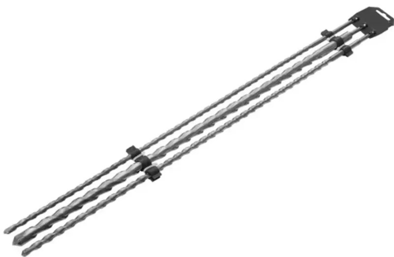 Faithfull 1 Meter Extra Long SDS Drill Bits 3 PC 12mm, 16mm, 24mm